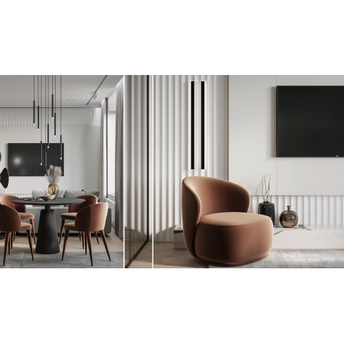 3D Панель AFINA из гипса 600х600 мм. Artpole