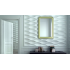 3D Панель BLADE platinum (глянец) из гипса в ламинации Artpole