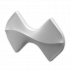 3D Панель FLIP platinum (глянец) из гипса в ламинации Artpole