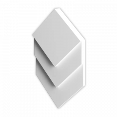 GRAND platinum (глянец) - 3D Панель Artpole в ламинации