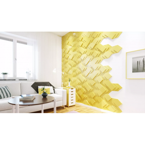 3D Панель GRAND platinum (глянец) из гипса в ламинации Artpole