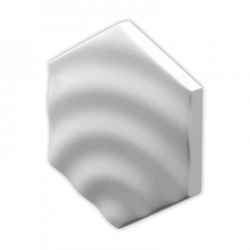 3D Панель HEKSA-drip (мат) из гипса в ламинации Artpole