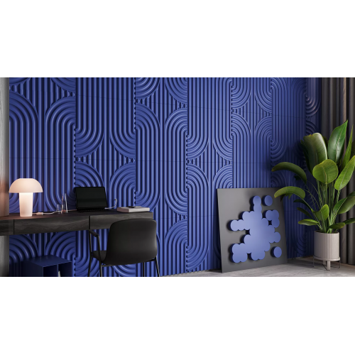 3D Панель KARFAGEN 2 platinum (мат) из гипса в ламинации Artpole