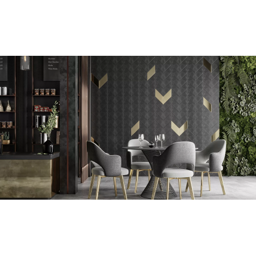 3D Панель KOLOS 1 platinum (мат) из гипса в ламинации Artpole