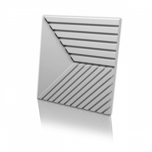 3D Панель PIFAGOR 3 platinum (мат) из гипса в ламинации Artpole