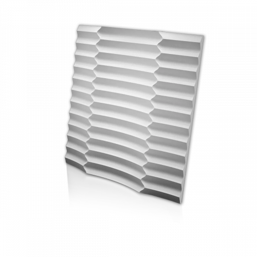 3D Панель 
RUFFLE из гипса 600х600 мм. Artpole