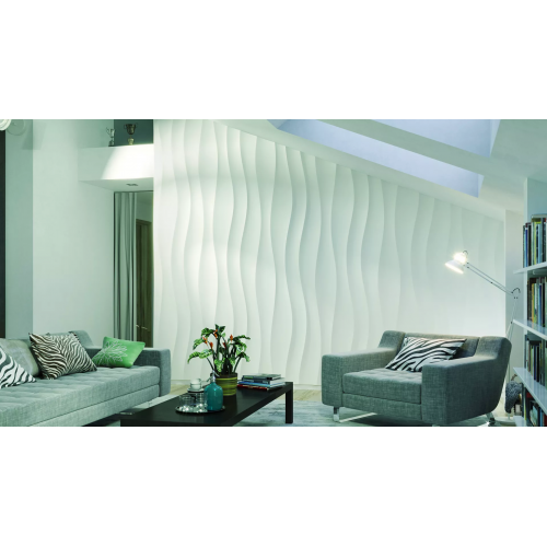 3D Панель 
SMOKE 1 из гипса 600х600 мм. Artpole