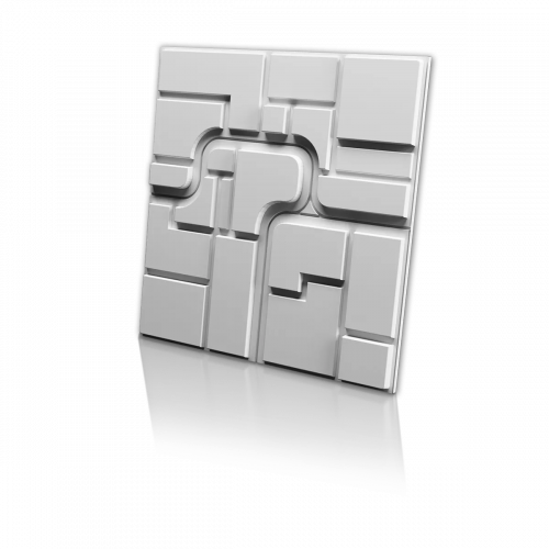 3D Панель 
SPACE 2 из гипса 600х600 мм. Artpole