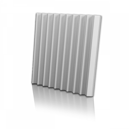 3D Панель 
ZIGZAG BIG из гипса 600х600 мм. Artpole